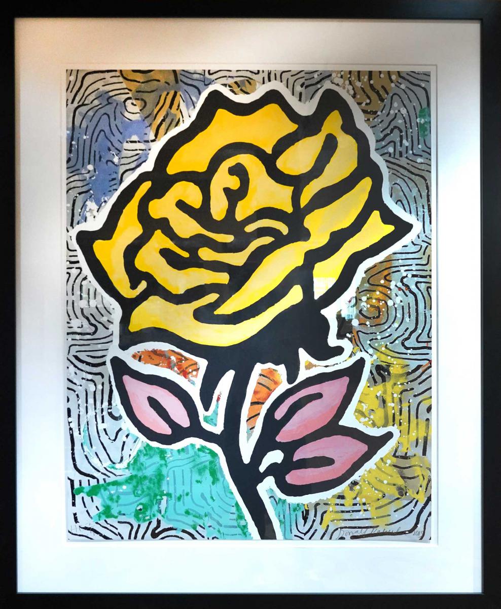Yellow Rose - Donald Baechler